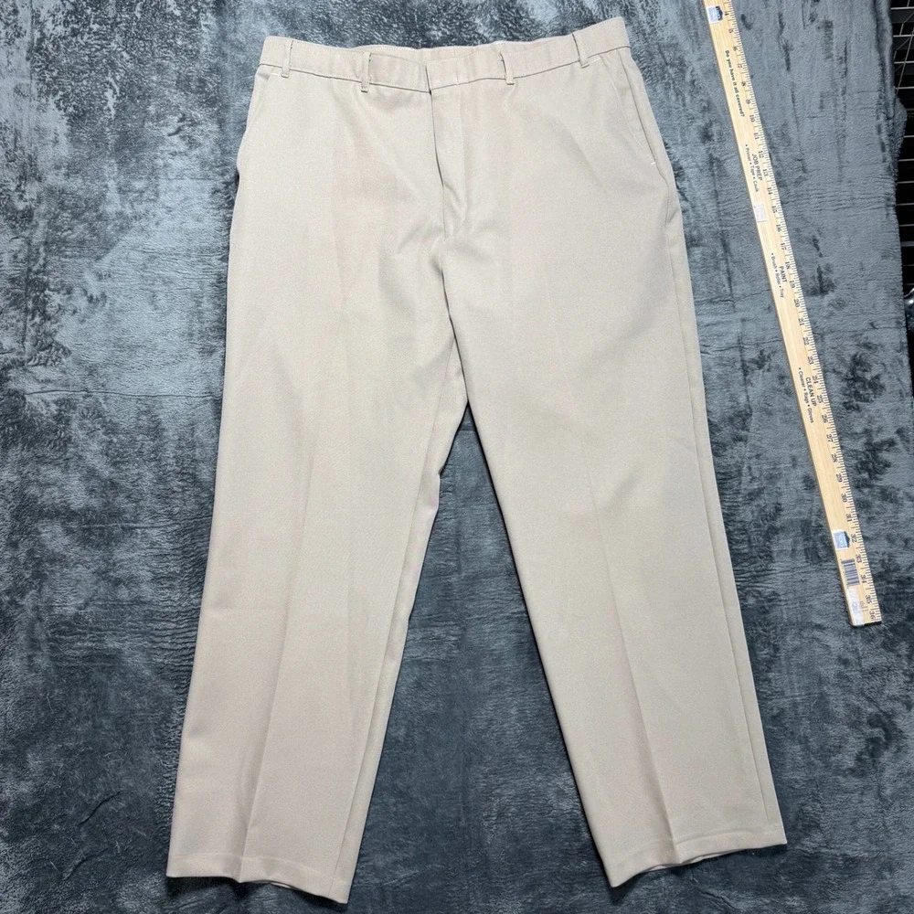 Levi's Action Slacks Pants Mens 40x30 Tan - Picture 2 of 12